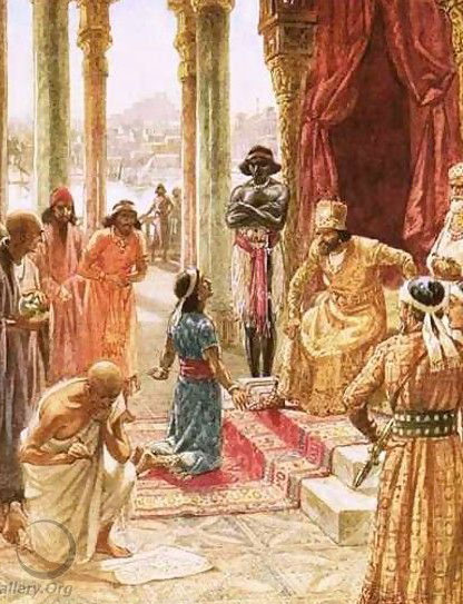 Daniel interprets the dream of Nebuchadnezzar by William Brassey Hole
